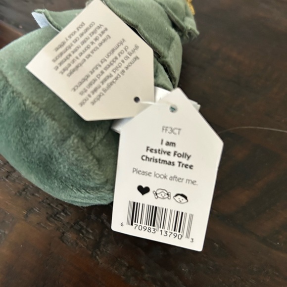 Red and Green Plush Jelly Cat NWT - Picture 4 of 7